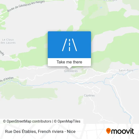 Rue Des Étables map