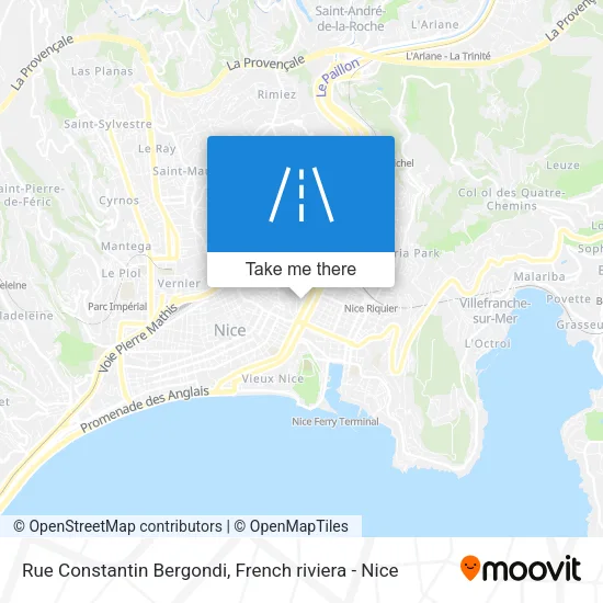 Rue Constantin Bergondi map