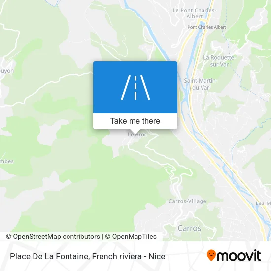 Place De La Fontaine map