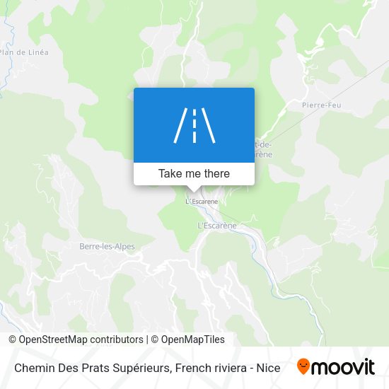 Chemin Des Prats Supérieurs map