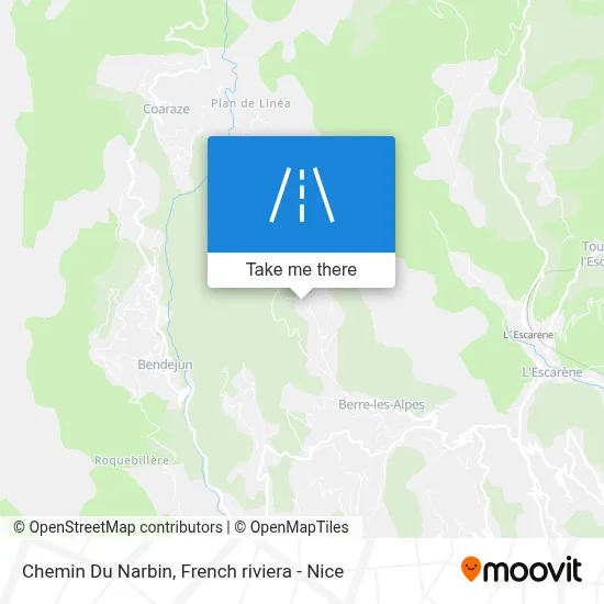 Chemin Du Narbin map
