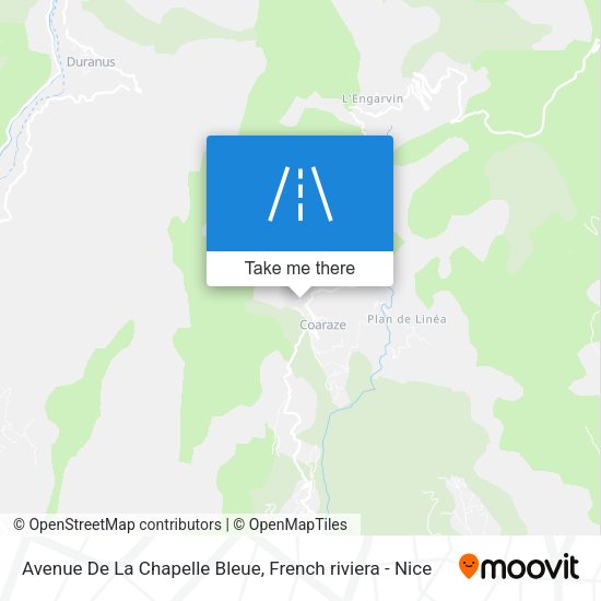 Avenue De La Chapelle Bleue map