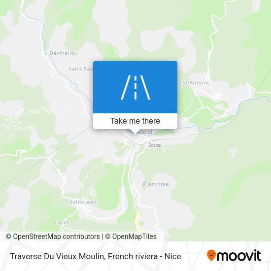 Traverse Du Vieux Moulin map