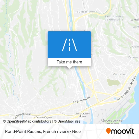 Rond-Point Rascas map