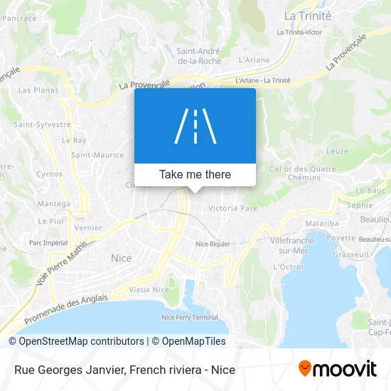 Rue Georges Janvier map