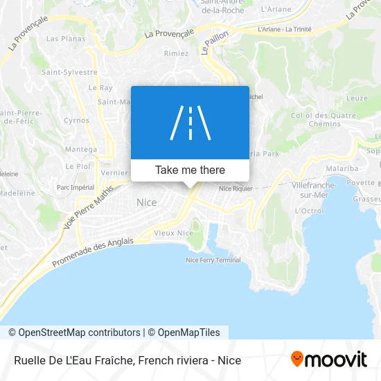 Ruelle De L'Eau Fraîche map