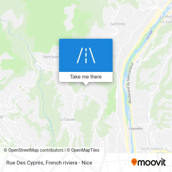 Rue Des Cyprès map
