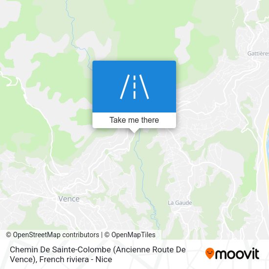 Chemin De Sainte-Colombe (Ancienne Route De Vence) map