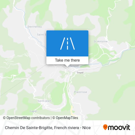 Chemin De Sainte-Brigitte map
