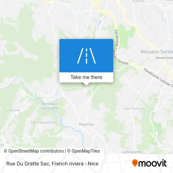 Rue Du Gratte Sac map