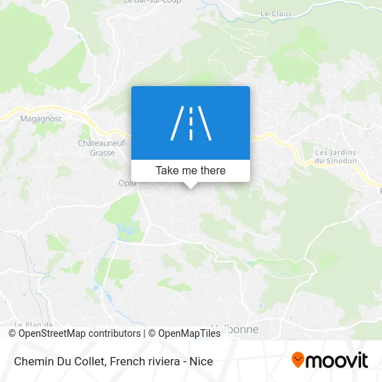 Chemin Du Collet map