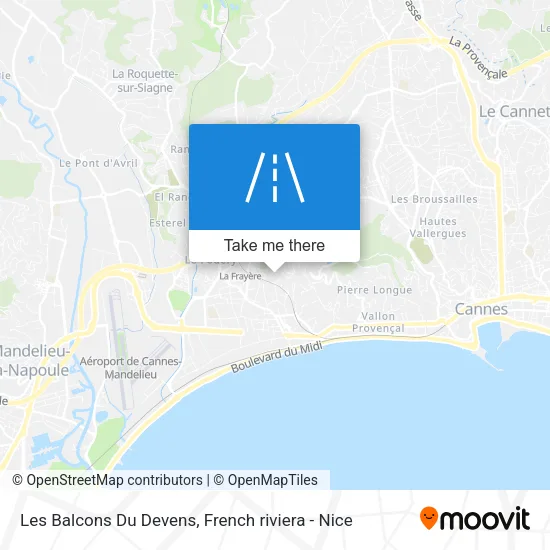 Les Balcons Du Devens map