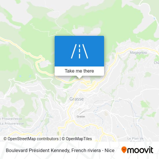 Boulevard Président Kennedy map