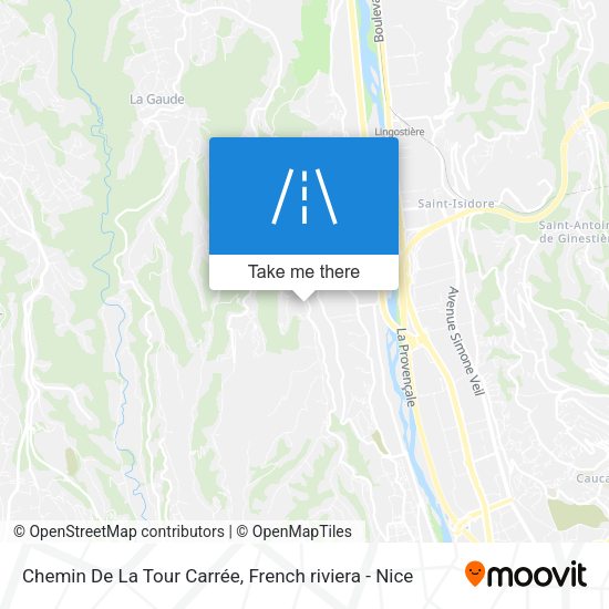 Chemin De La Tour Carrée map