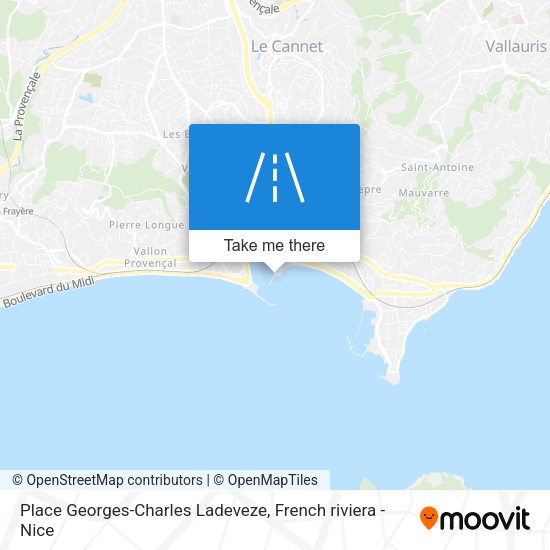 Place Georges-Charles Ladeveze map