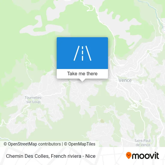 Chemin Des Colles map
