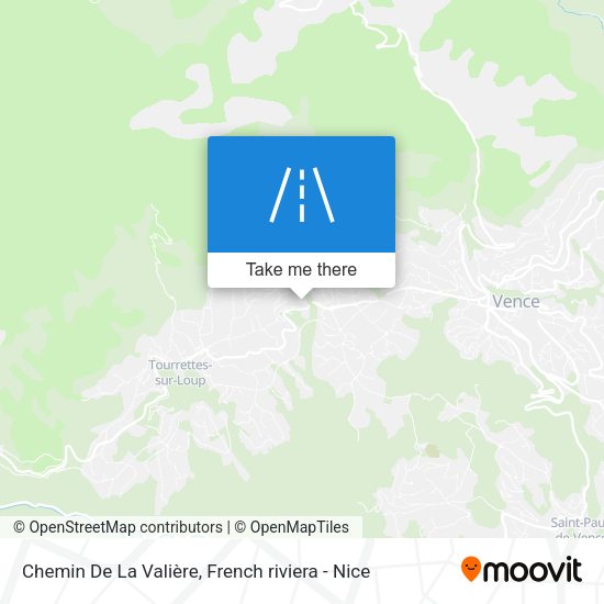 Chemin De La Valière map
