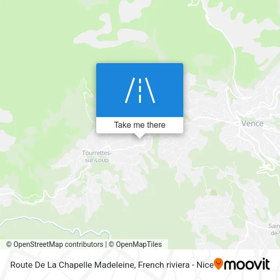 Route De La Chapelle Madeleine map
