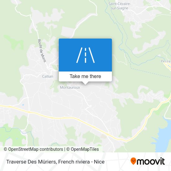 Traverse Des Mûriers map