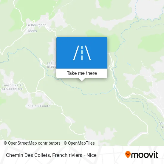 Chemin Des Collets map