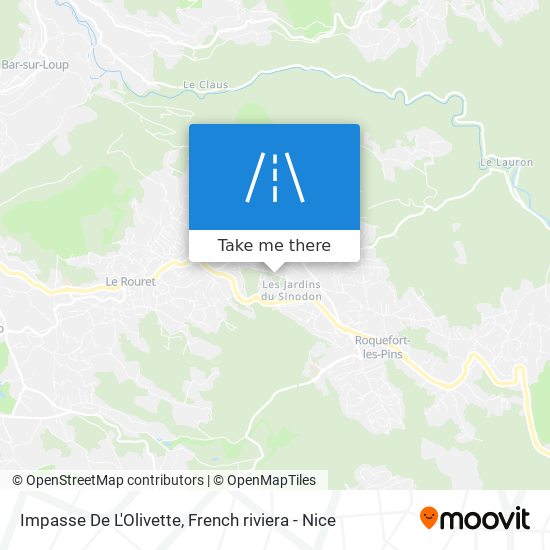 Impasse De L'Olivette map