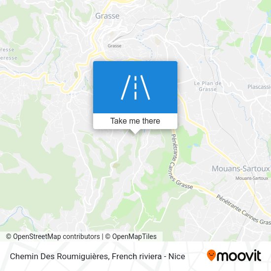 Chemin Des Roumiguières map