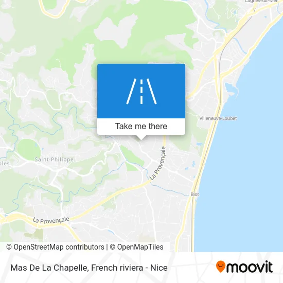 Mas De La Chapelle map