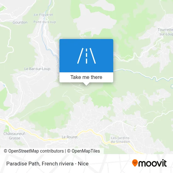 Chemin Du Paradis map