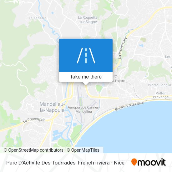 Parc D'Activité Des Tourrades map