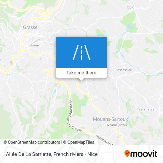 Allée De La Sarriette map
