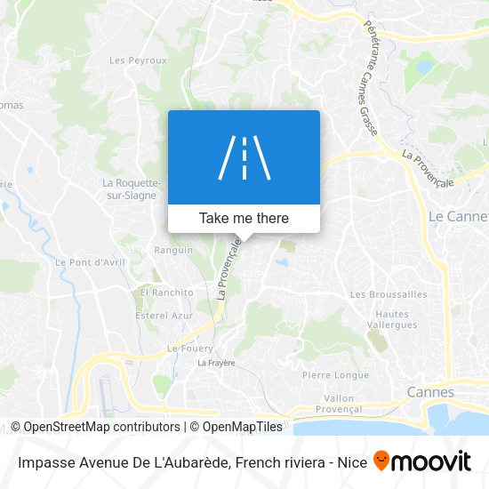 Impasse Avenue De L'Aubarède map