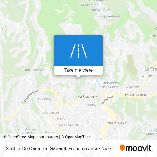 Sentier Du Canal De Gairault map