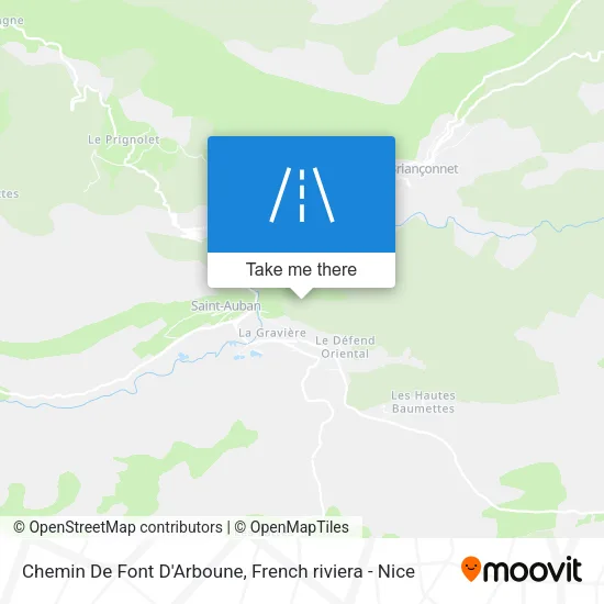 Chemin De Font D'Arboune map