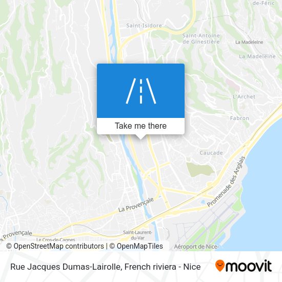 Rue Jacques Dumas-Lairolle map