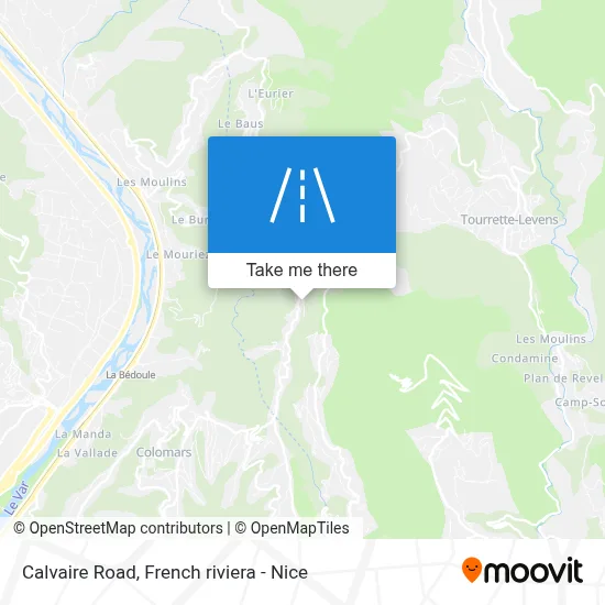 Chemin Du Calvaire map