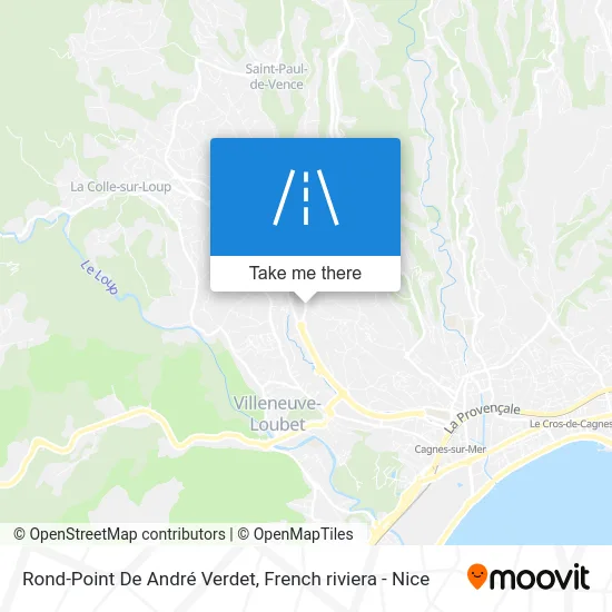 Rond-Point De André Verdet map