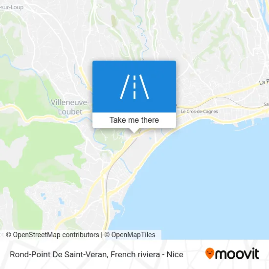 Rond-Point De Saint-Veran map