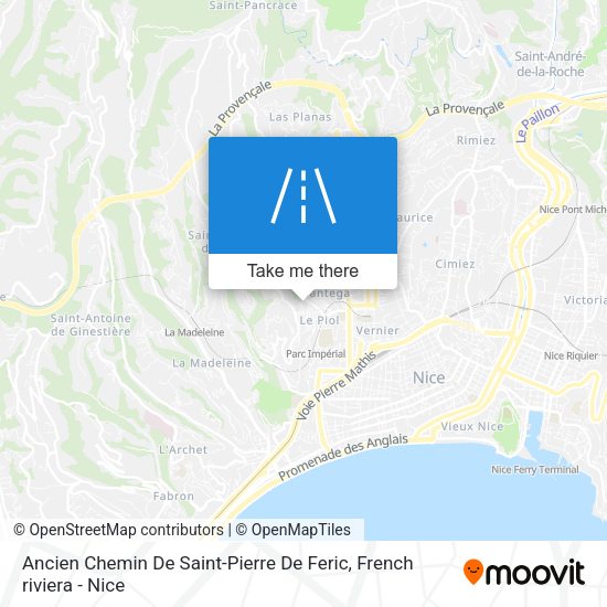 Ancien Chemin De Saint-Pierre De Feric map