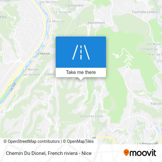 Chemin Du Dionel map