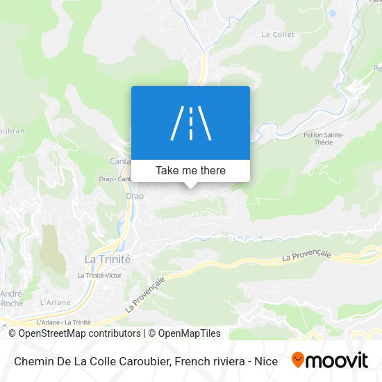 Chemin De La Colle Caroubier map