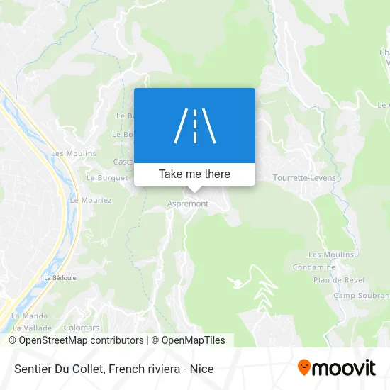 Sentier Du Collet map