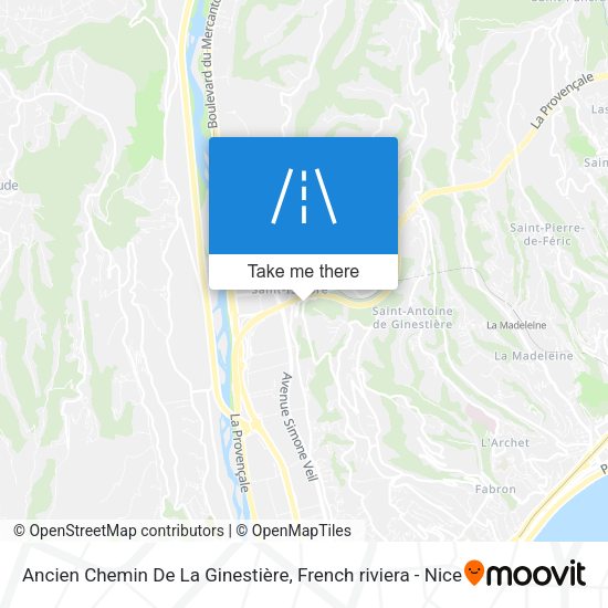 Ancien Chemin De La Ginestière map