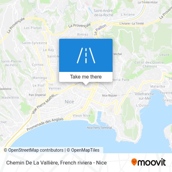 Chemin De La Vallière map