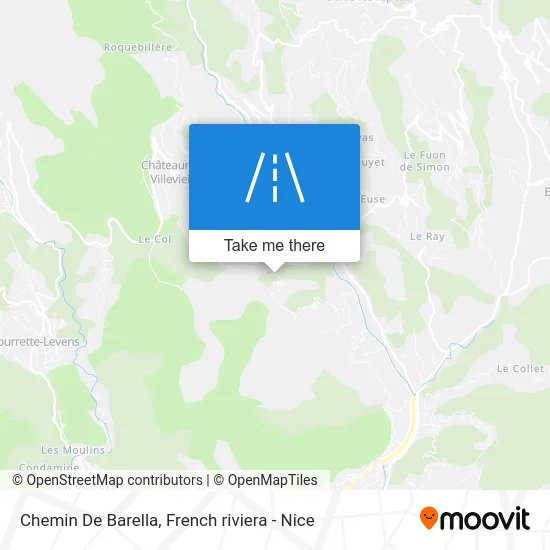 Chemin De Barella map