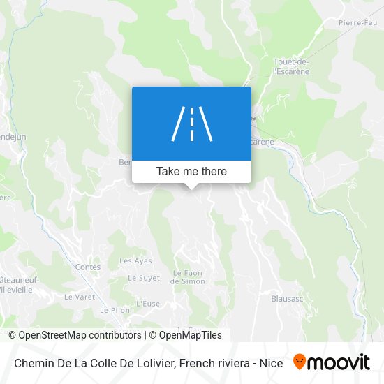 Chemin De La Colle De Lolivier map