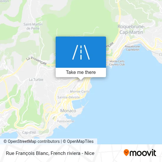 Rue François Blanc map