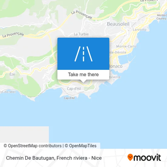 Chemin De Bautugan map