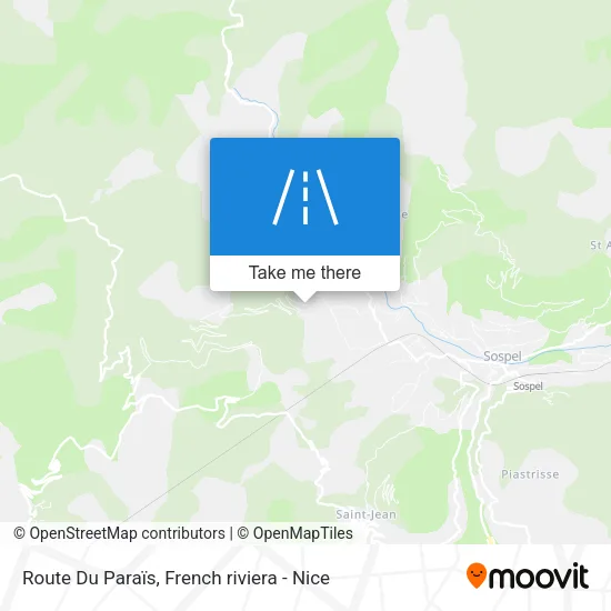 Route Du Paraïs map