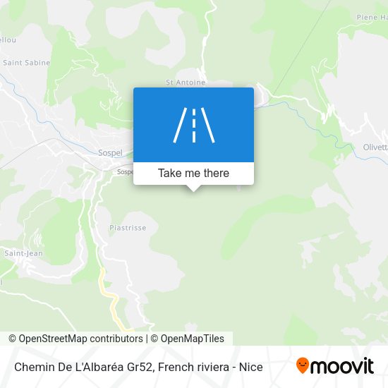 Chemin De L'Albaréa Gr52 map