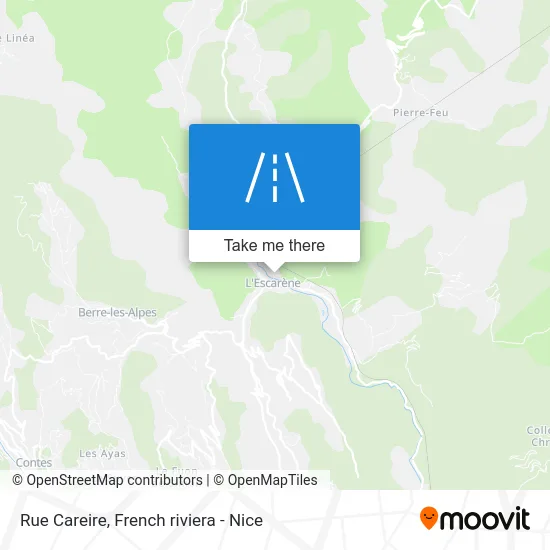 Rue Careire map
